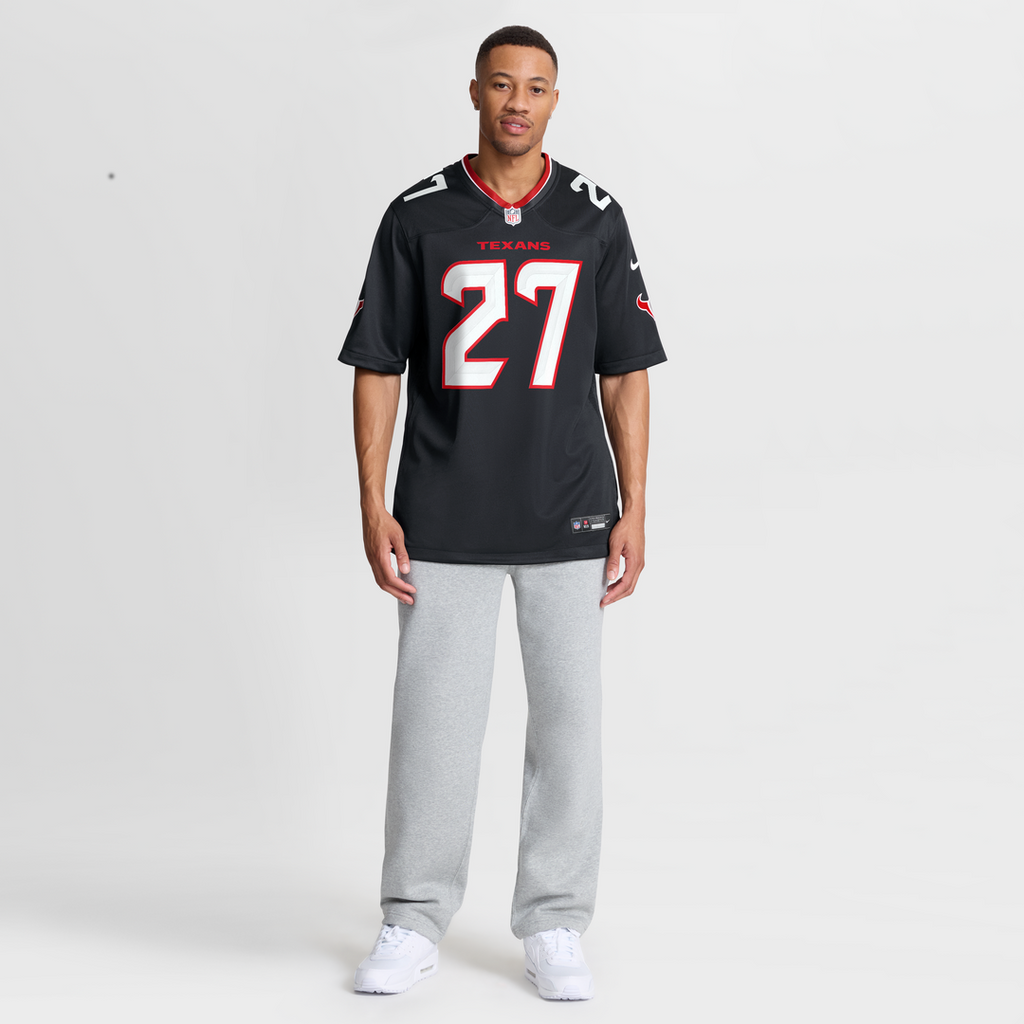 Houston Texans Kamari Ramsey Nike Navy Team Game Jersey product image 2, provided for visual reference and product detail