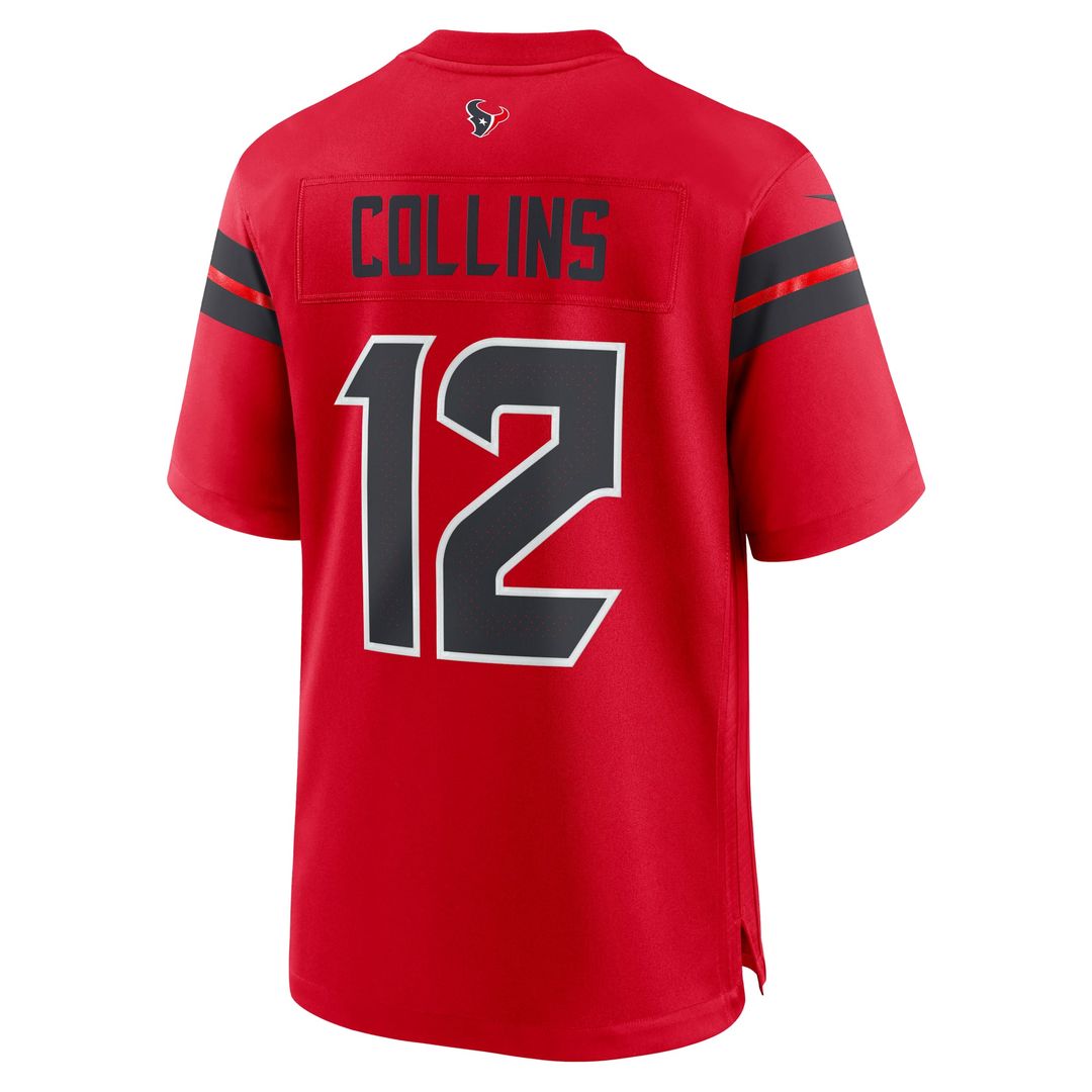 Houston Texans Nico Collins Nike Navy Game Jersey product image 26, provided for visual reference and product detail review