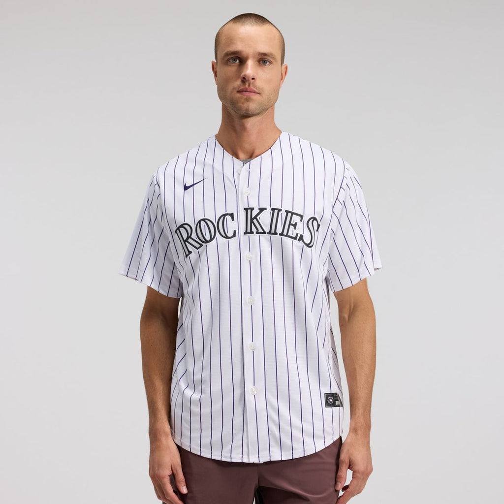Colorado Rockies Nike White Home Replica Team Jersey product image 12, provided for visual reference and product detail