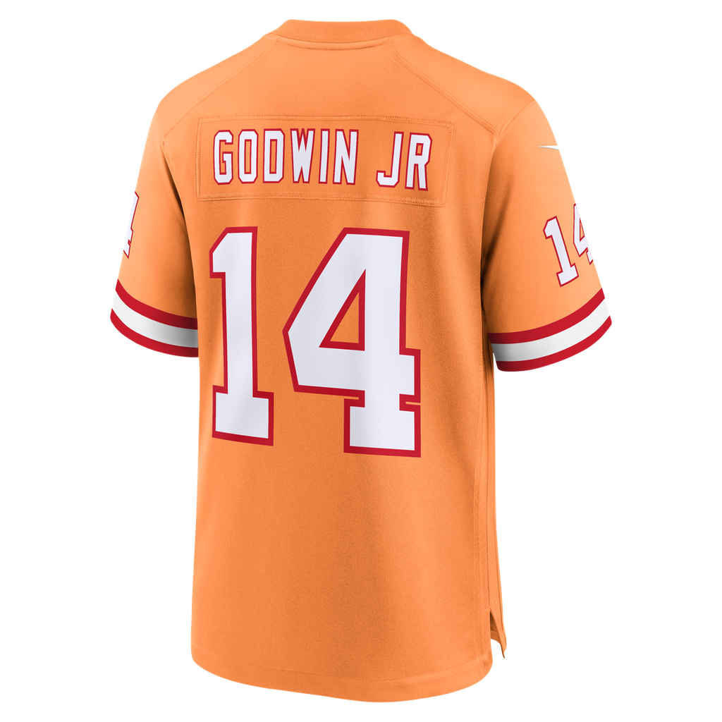 Tampa Bay Buccaneers Chris Godwin Jr. Nike White Game Player Jersey product image 21, provided for visual reference and