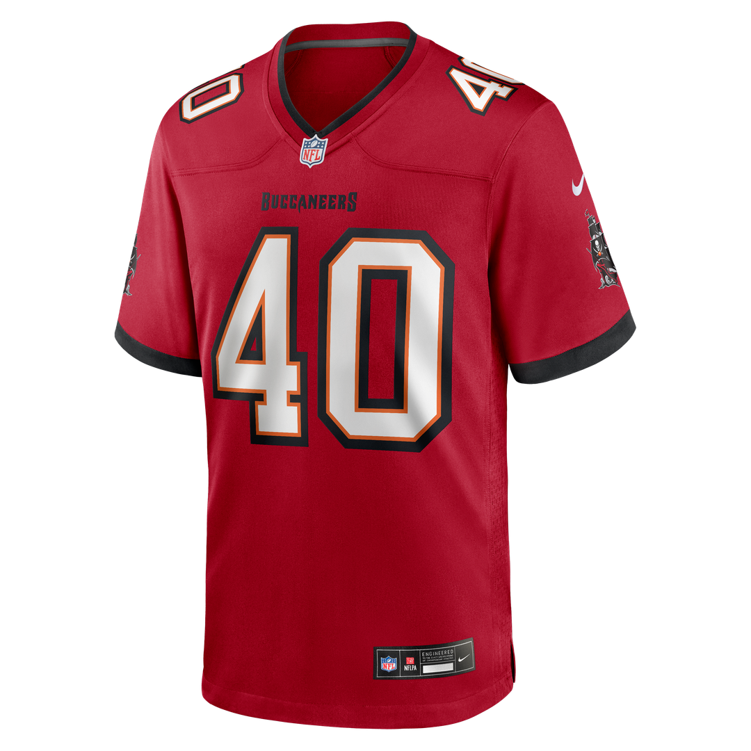 Tampa Bay Buccaneers Mike Alstott Nike Red Retired Player Game Jersey product image 2, provided for visual reference and