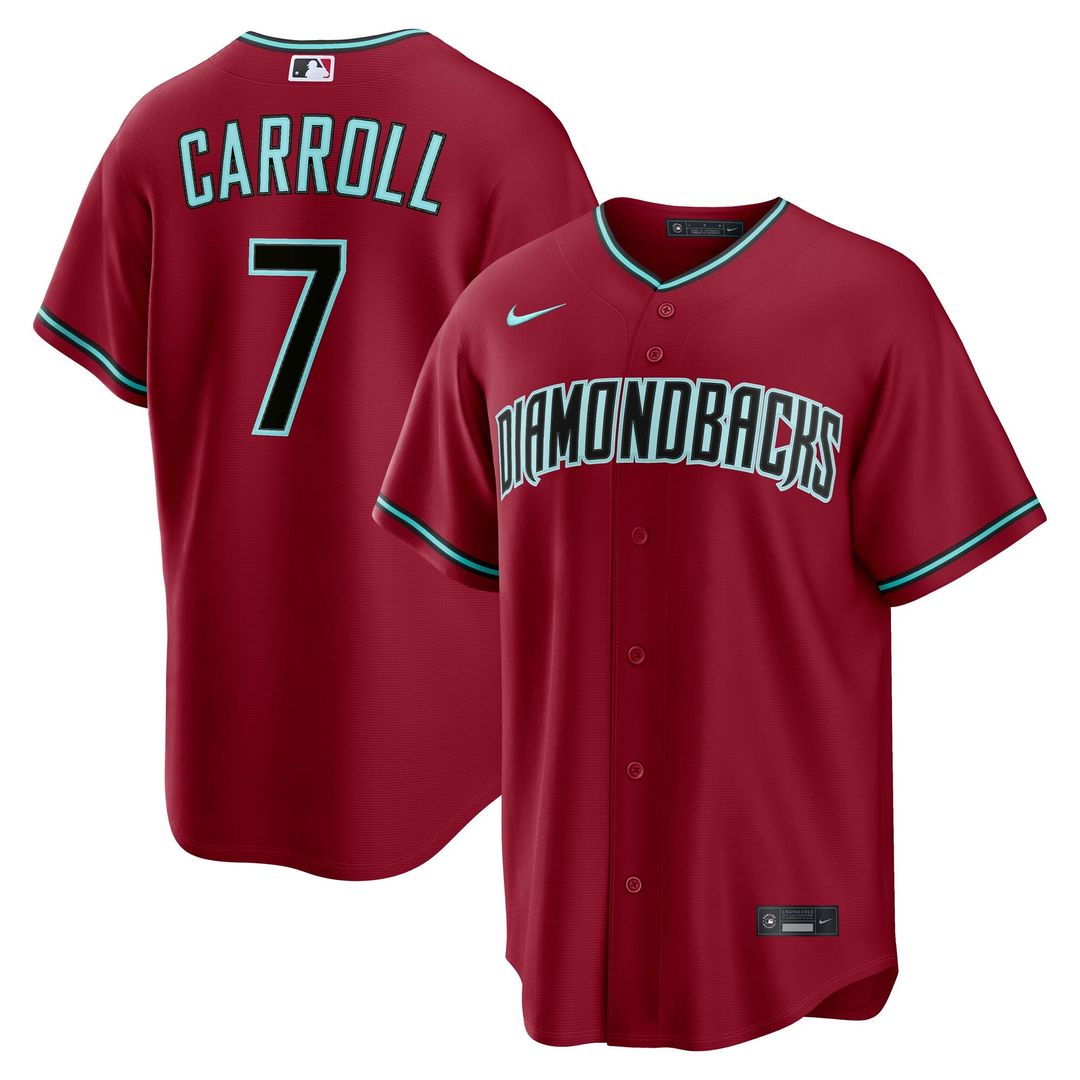Arizona Diamondbacks Corbin Carroll Nike Gray Road Replica Jersey product image 27, provided for visual reference and