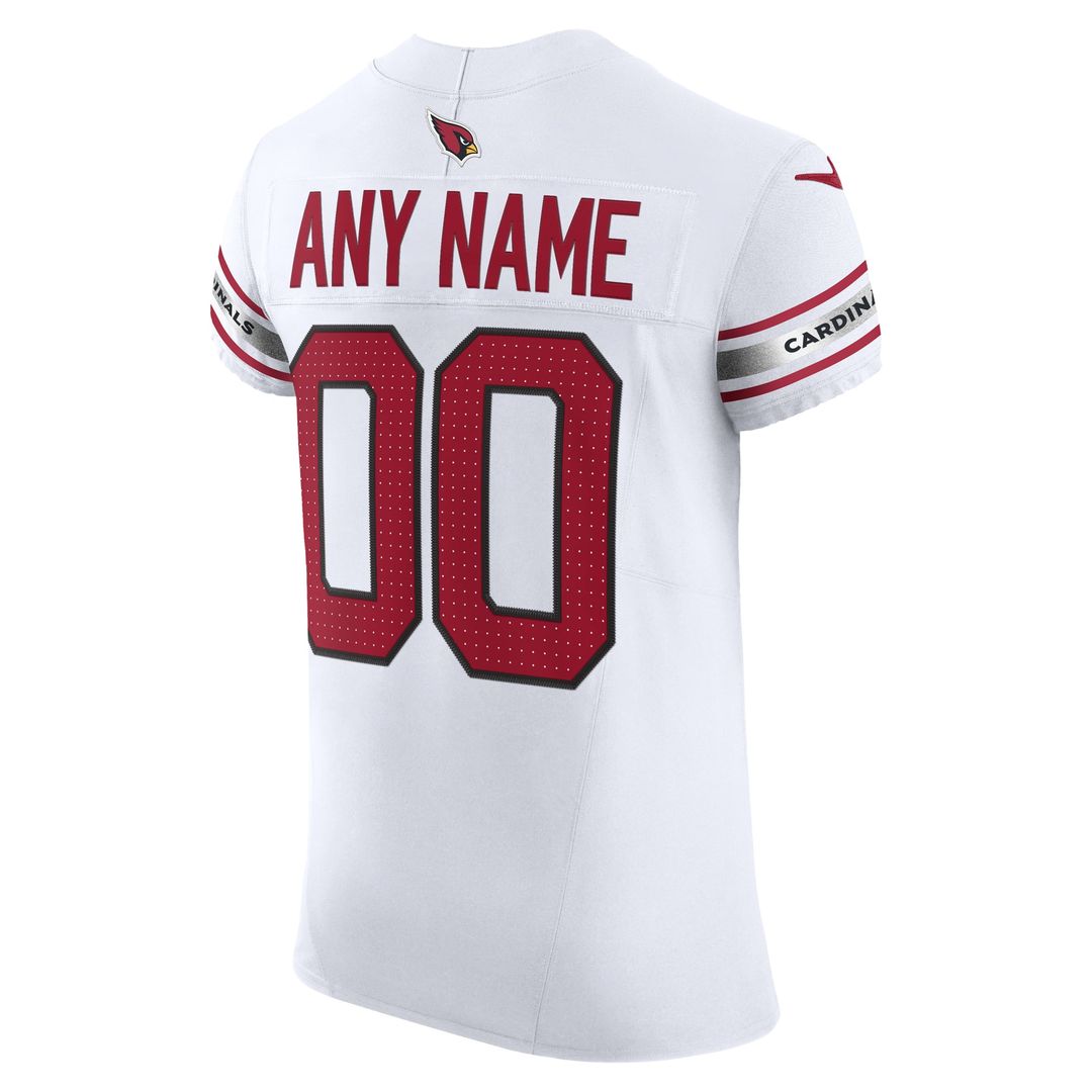 Arizona Cardinals Nike White Vapor F.U.S.E. Elite Custom Jersey product image 3, provided for visual reference and product