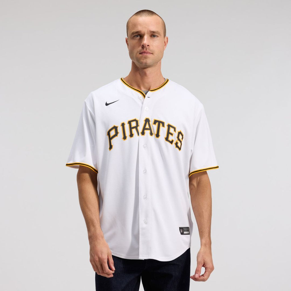 Pittsburgh Pirates Paul Skenes Nike White Home Replica Player Jersey product image 2, provided for visual reference and