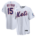New York Mets Carlos Beltran Nike White Home Replica 2026 Hall of Fame Patch Jersey product image 1, provided for visual