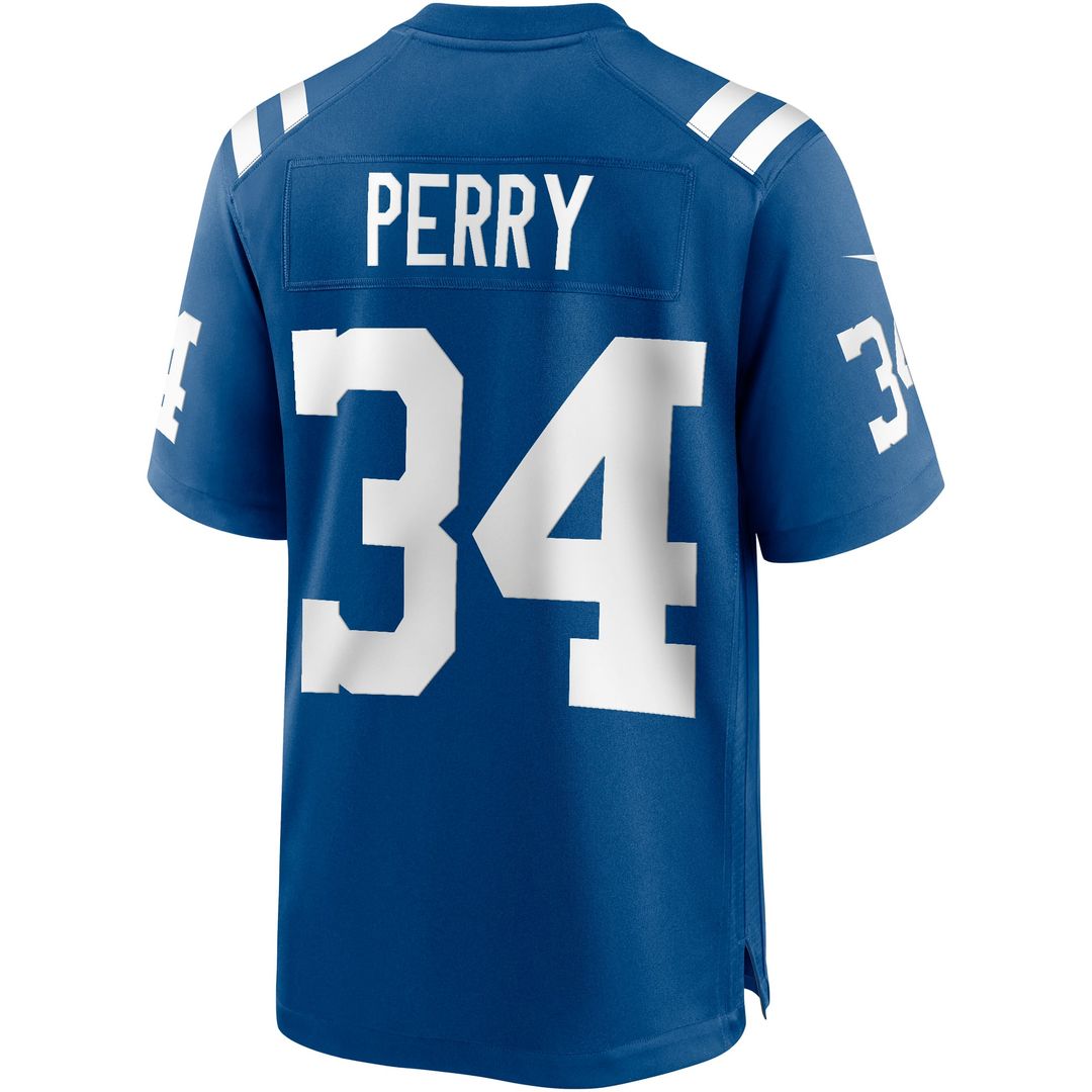 Indianapolis Colts Joe Perry Nike Royal Game Retired Player Jersey product image 3, provided for visual reference and