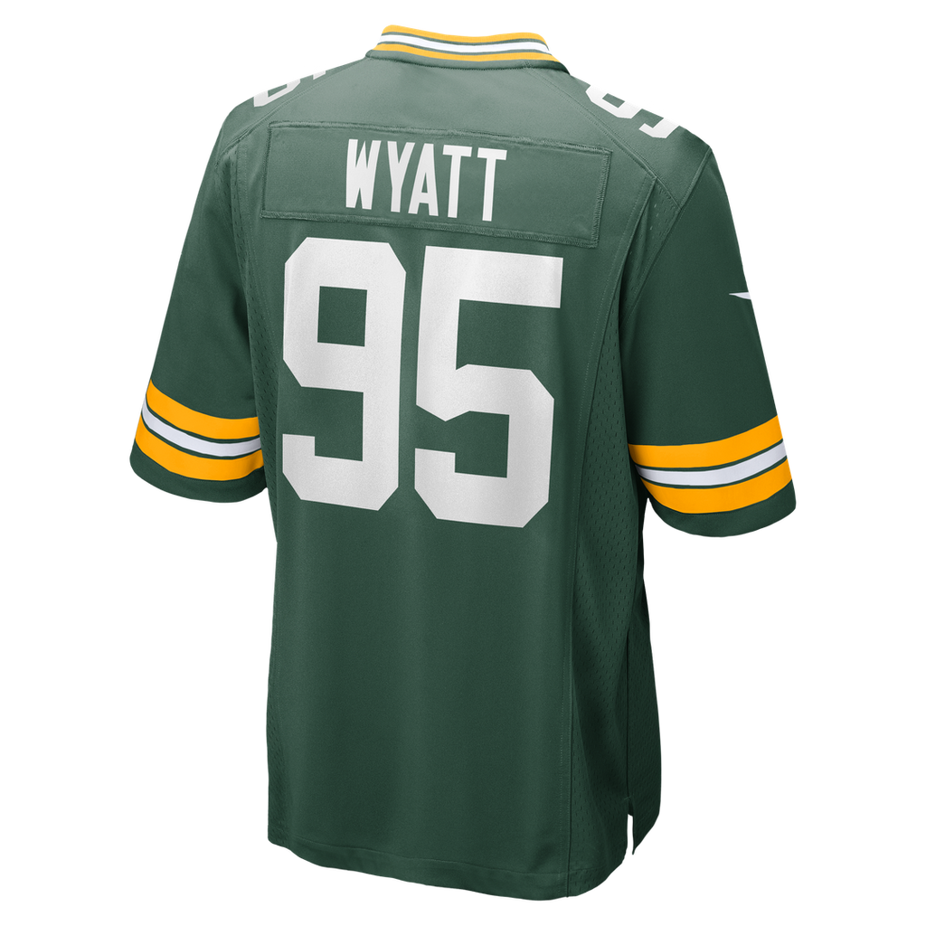 Green Bay Packers Devonte Wyatt Nike Green Player Game Jersey product image 3, provided for visual reference and product