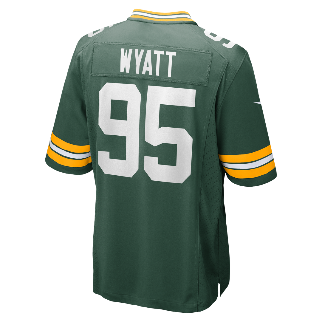 Green Bay Packers Devonte Wyatt Nike Green Player Game Jersey product image 3, provided for visual reference and product