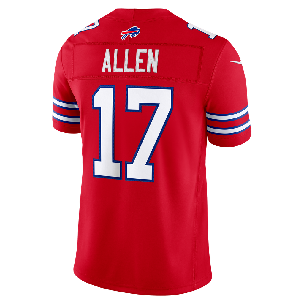 Buffalo Bills Josh Allen Nike White Vapor F.U.S.E. Stitched Limited Jersey product image 9, provided for visual reference