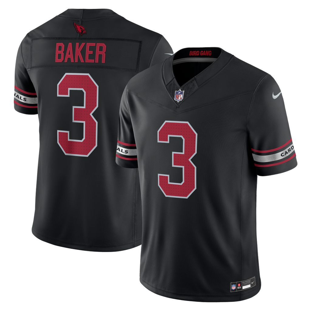 Arizona Cardinals Budda Baker Nike Black Alternate Vapor F.U.S.E. Stitched Limited Jersey product image 1, provided for