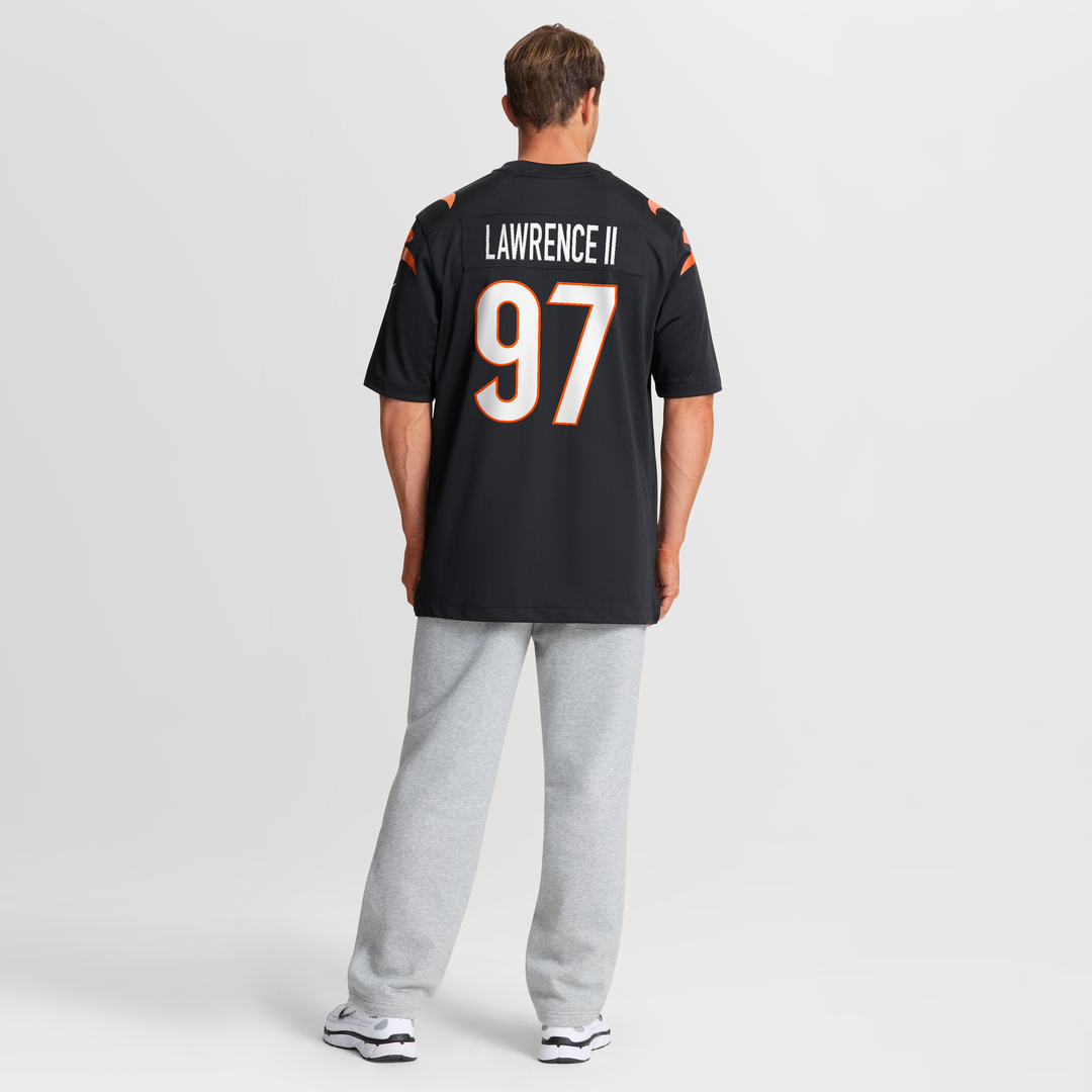 Cincinnati Bengals Dexter Lawrence II Nike Black Game Jersey product image 5, provided for visual reference and product