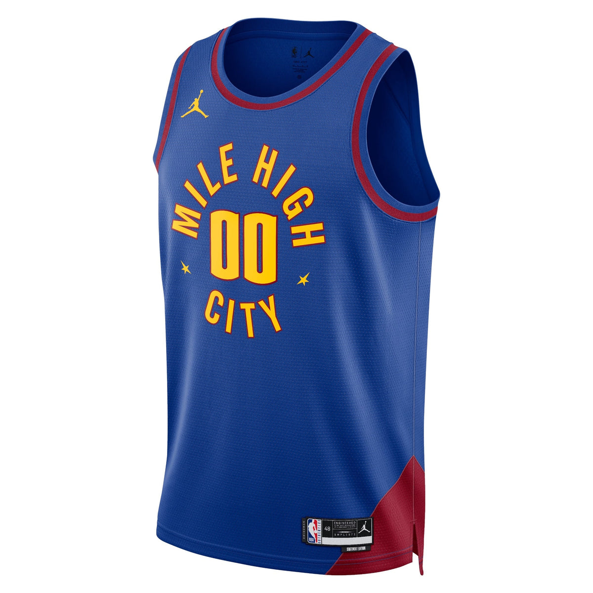 Denver Nuggets Jordan Statement Swingman Jersey - Custom - Unisex product image 2, provided for visual reference and product