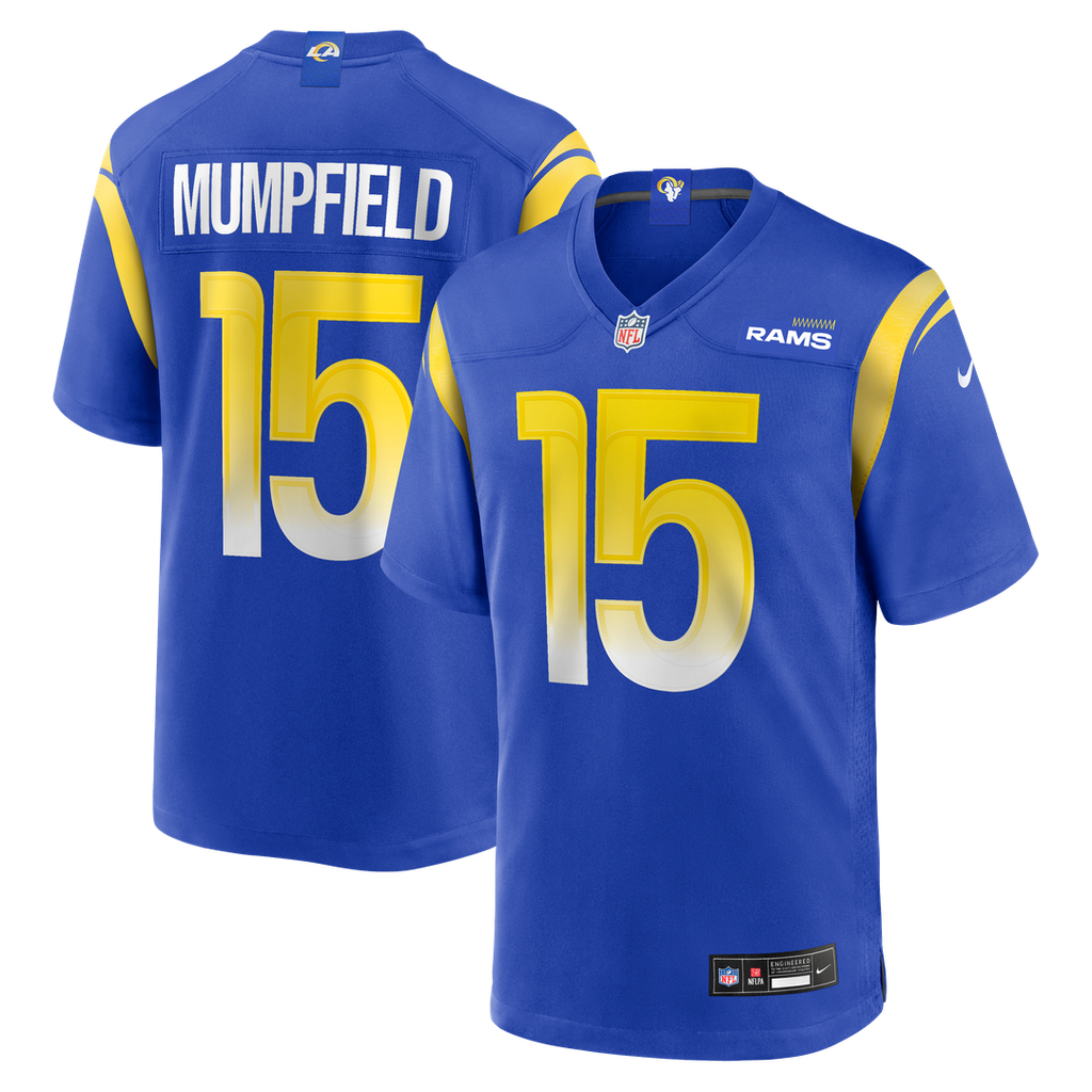 Los Angeles Rams Konata Mumpfield Nike Royal Team Game Jersey product image 1, provided for visual reference and product