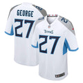Tennessee Titans Eddie George Nike White Retired Player Game Jersey product image 1, provided for visual reference and