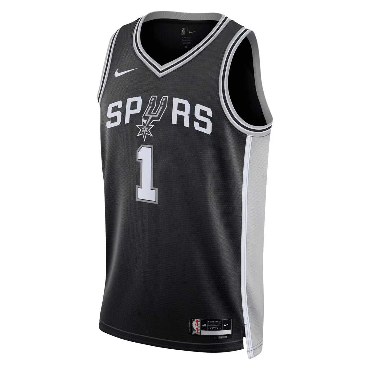 San Antonio Spurs Nike Icon Swingman Jersey - Victor Wembanyama product image 3, provided for visual reference and product