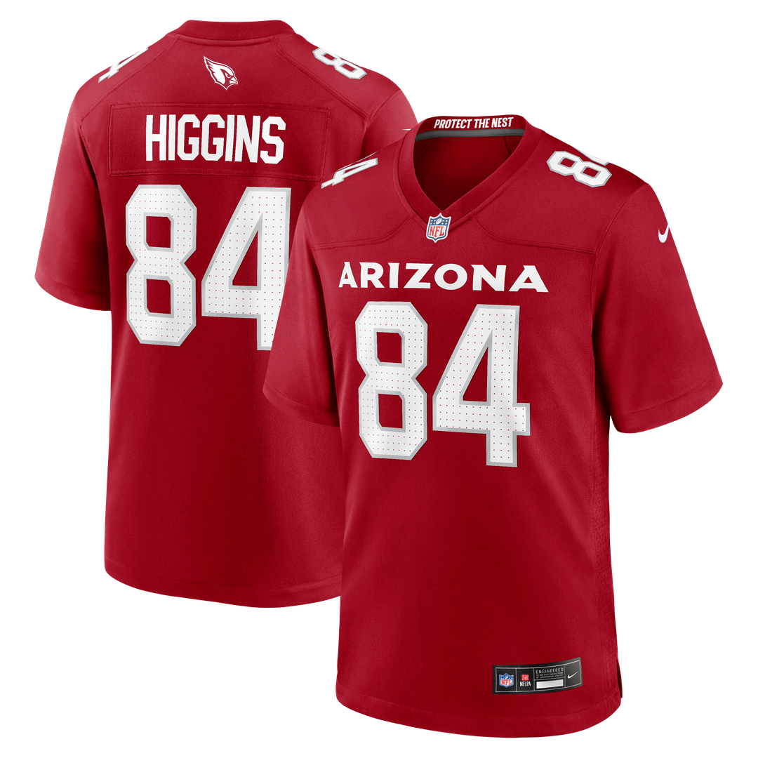 Arizona Cardinals Elijah Higgins Nike Cardinal Team Game Jersey product image 1, provided for visual reference and product