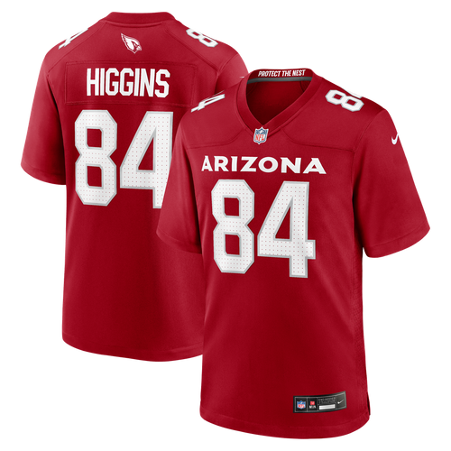 Arizona Cardinals Elijah Higgins Nike Cardinal Team Game Jersey product image 1, provided for visual reference and product