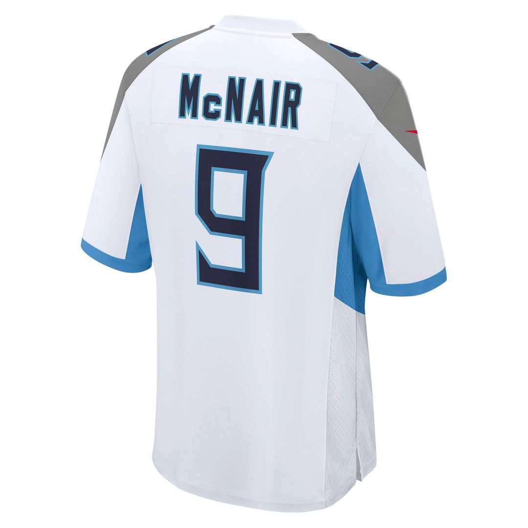 Tennessee Titans Steve McNair Nike White Retired Player Game Jersey product image 3, provided for visual reference and