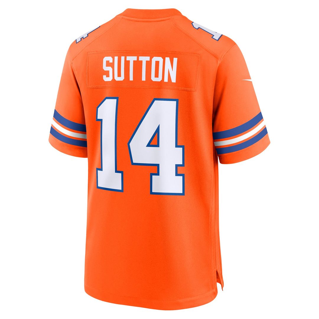 Denver Broncos Courtland Sutton Nike Orange Alternate Game Jersey product image 3, provided for visual reference and product