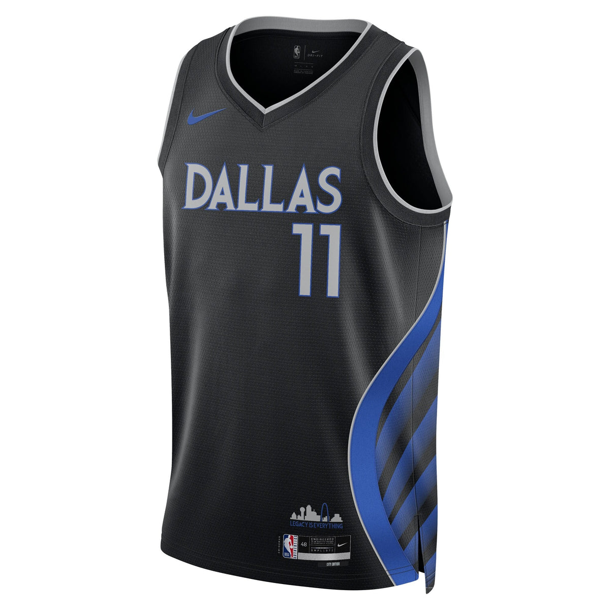 Dallas Mavericks Nike 2025/26 City Edition Swingman Jersey - Black - Kyrie Irving - Unisex product image 3, provided for