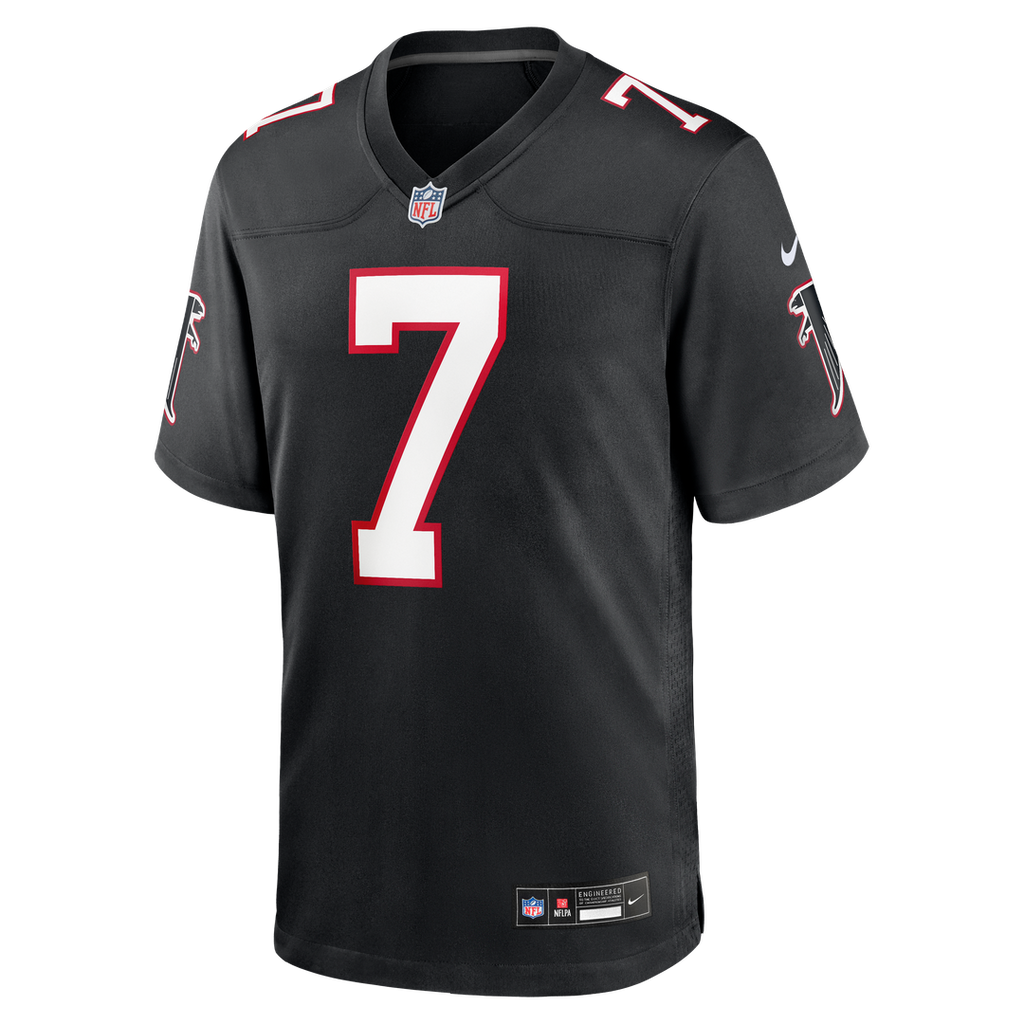 Atlanta Falcons Bijan Robinson Nike Black Throwback Game Jersey product image 6, provided for visual reference and product