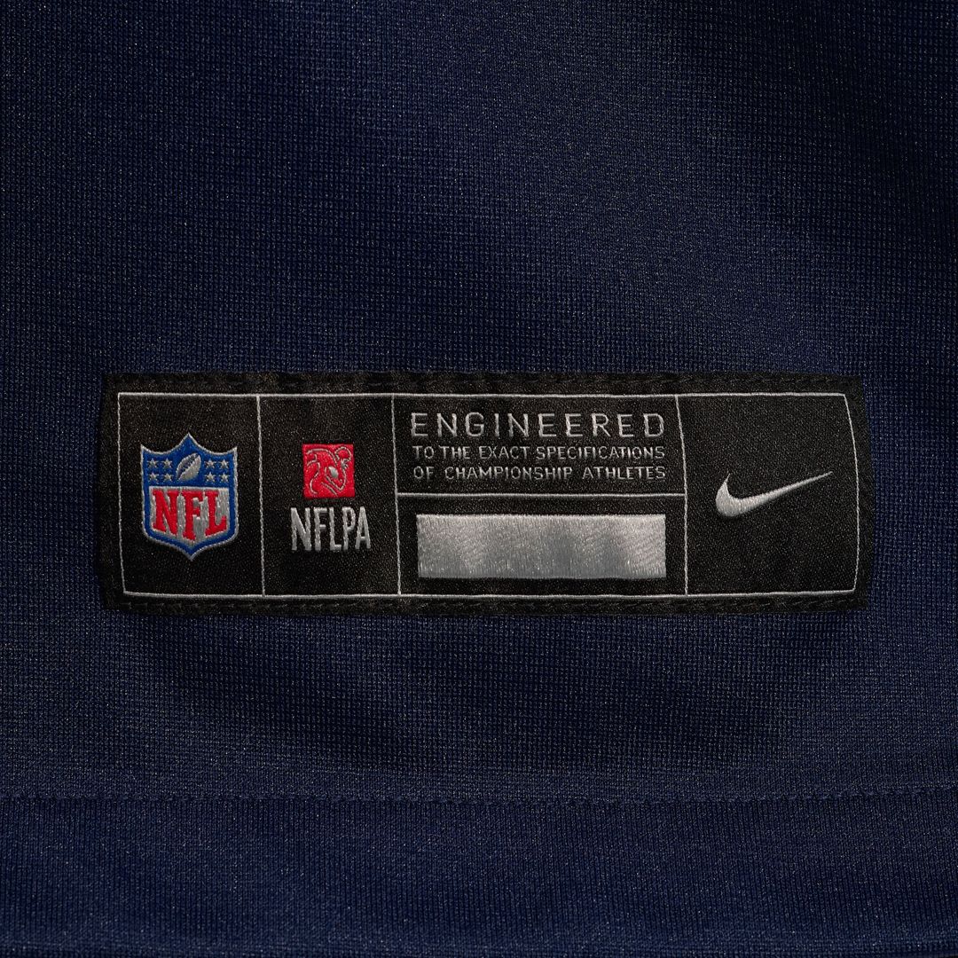 Denver Broncos Bo Nix Nike Navy Alternate Game Jersey product image 12, provided for visual reference and product detail