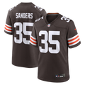 Cleveland Browns Raheim Sanders Nike Brown Team Game Jersey product image 1, provided for visual reference and product
