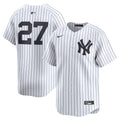 New York Yankees Giancarlo Stanton Nike White Home Limited Player Jersey product image 1, provided for visual reference and