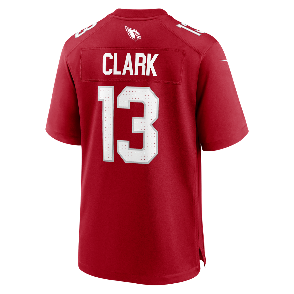 Arizona Cardinals Kei'Trel Clark Nike Cardinal Game Jersey product image 3, provided for visual reference and product detail