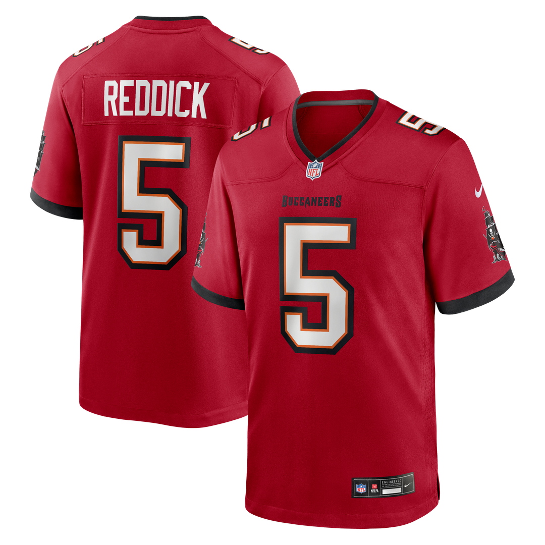 Tampa Bay Buccaneers Haason Reddick Nike Red Team Game Jersey product image 1, provided for visual reference and product