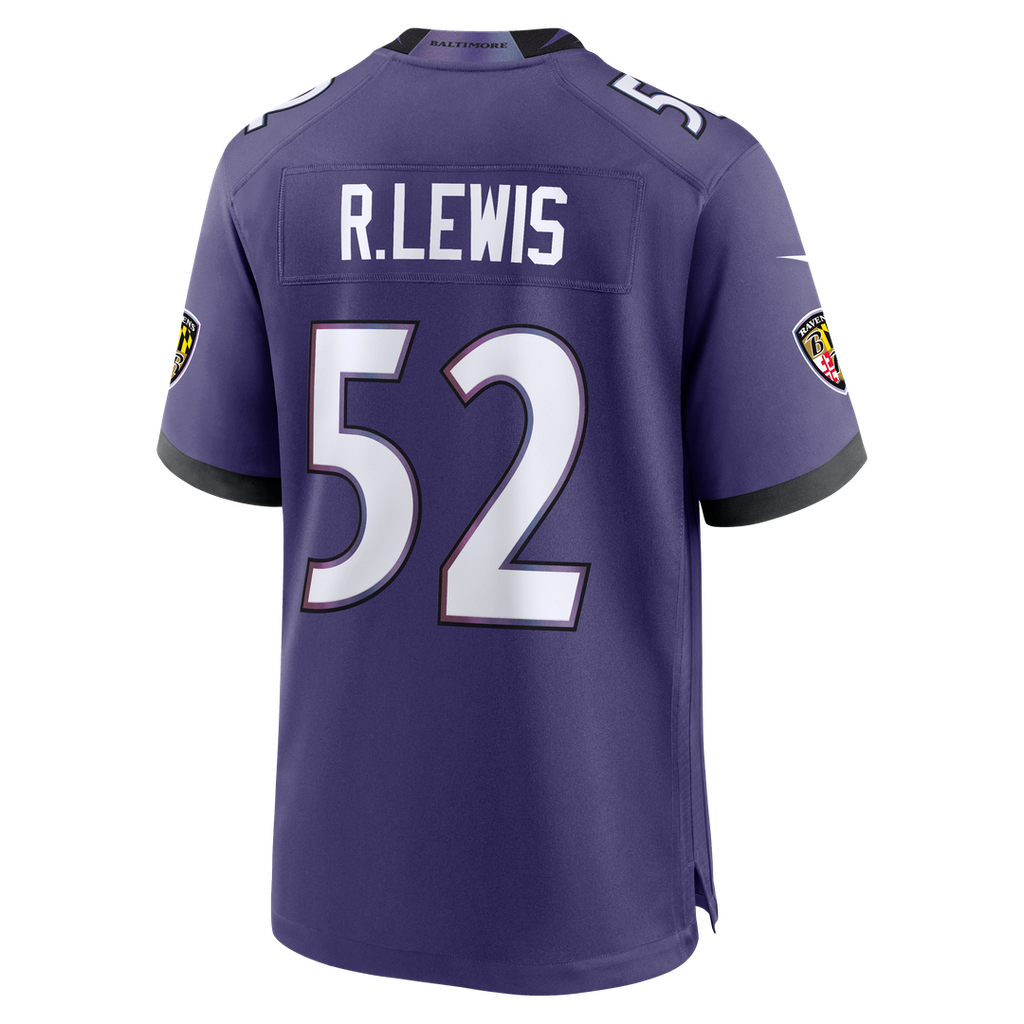 Baltimore Ravens Ray Lewis Nike Purple Team Retired Player Game Jersey product image 3, provided for visual reference and