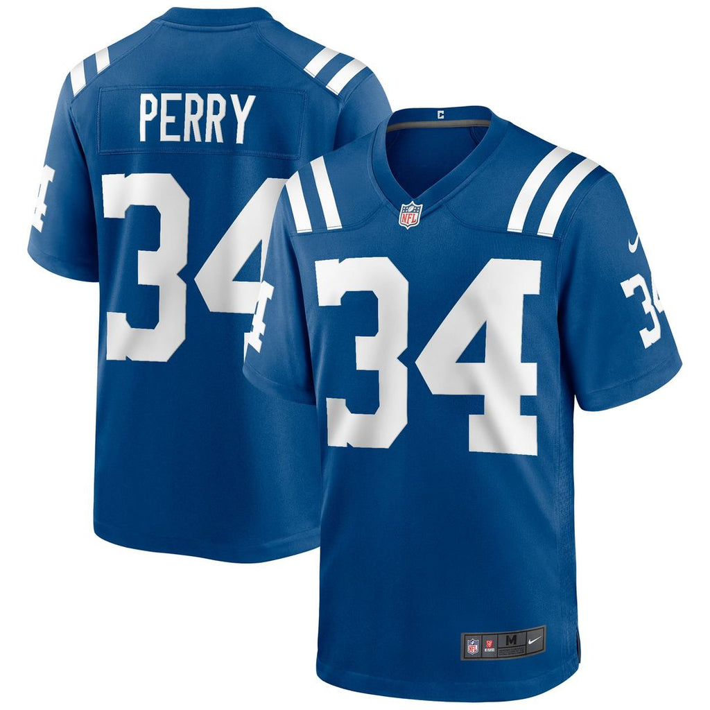 Indianapolis Colts Joe Perry Nike Royal Game Retired Player Jersey product image 1, provided for visual reference and