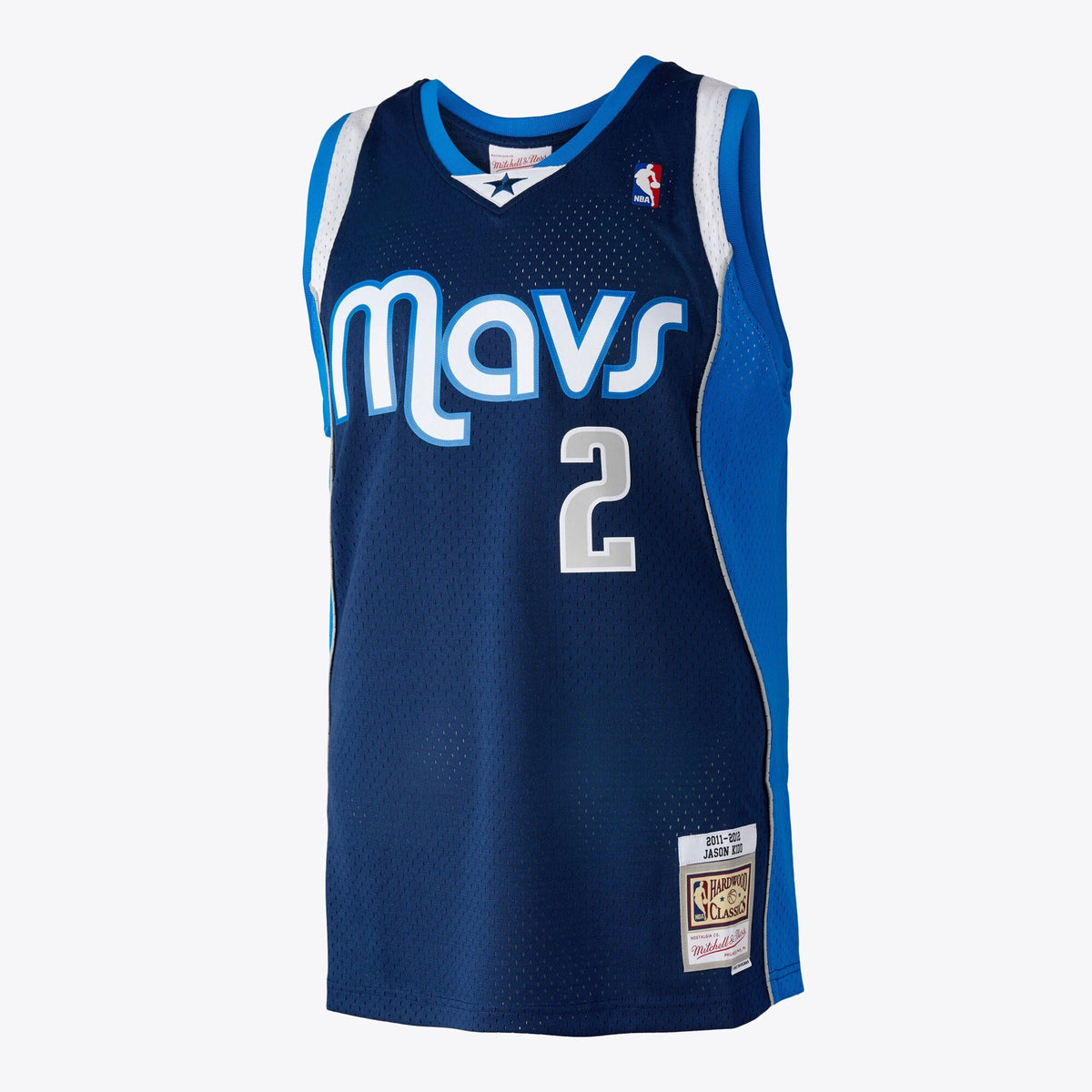 Dallas Mavericks Mitchell & Ness Jason Kidd 2011 Swingman Authentic Jersey - Ash Blue product image 3, provided for visual