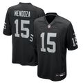 Las Vegas Raiders Fernando Mendoza Nike Black Team Game Jersey product image 1, provided for visual reference and product