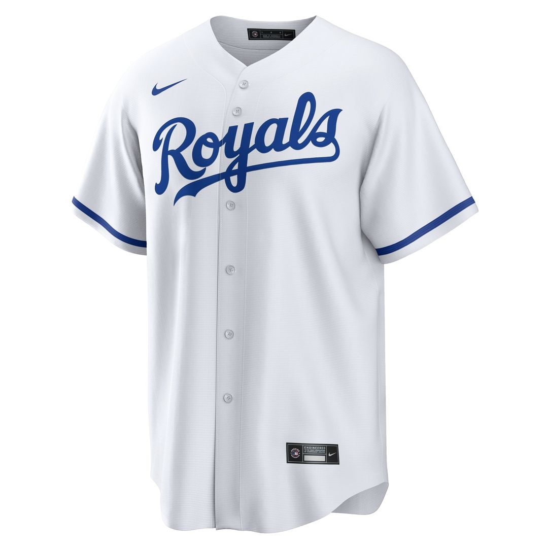 Kansas City Royals Cole Ragans Nike White Home Replica Jersey product image 2, provided for visual reference and product
