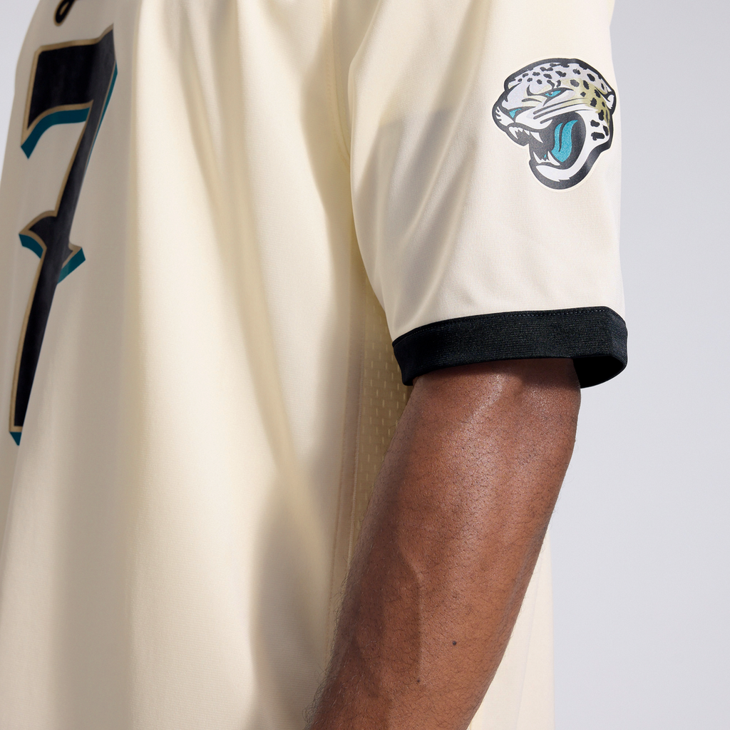 Jacksonville Jaguars Brian Thomas Jr. Nike Natural 2026 Rivalries Collection Game Jersey product image 12, provided for