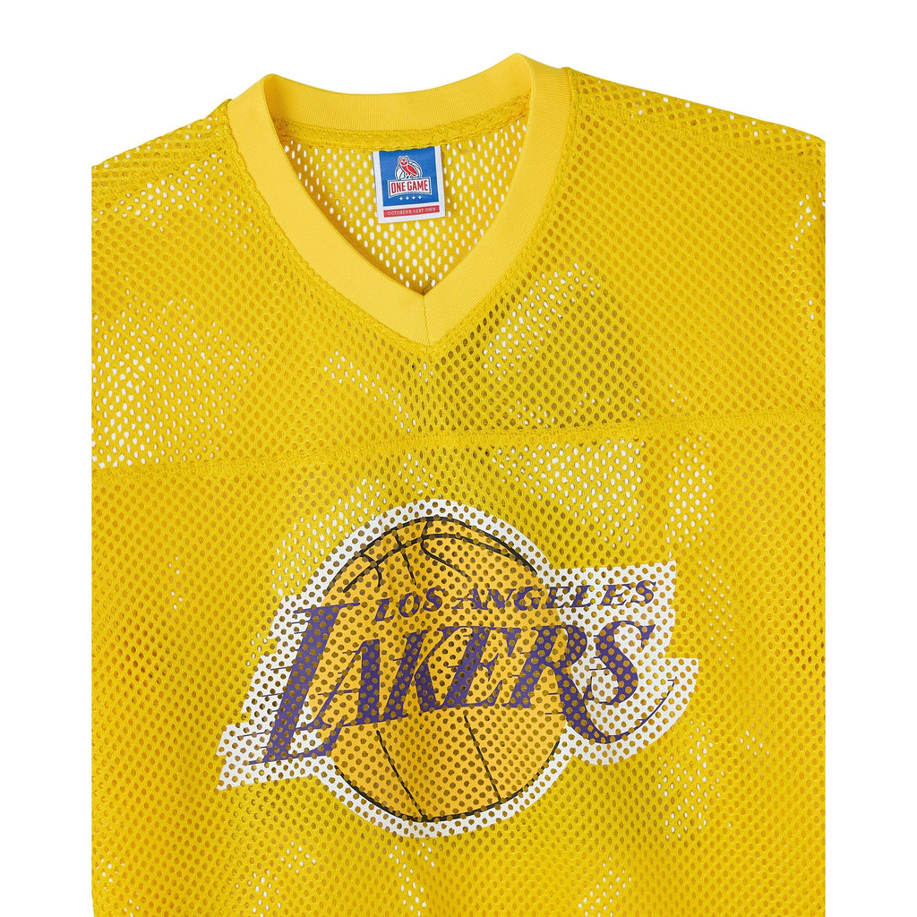 Los Angeles Lakers X OVO Mesh Football Jersey - Mens product image 6