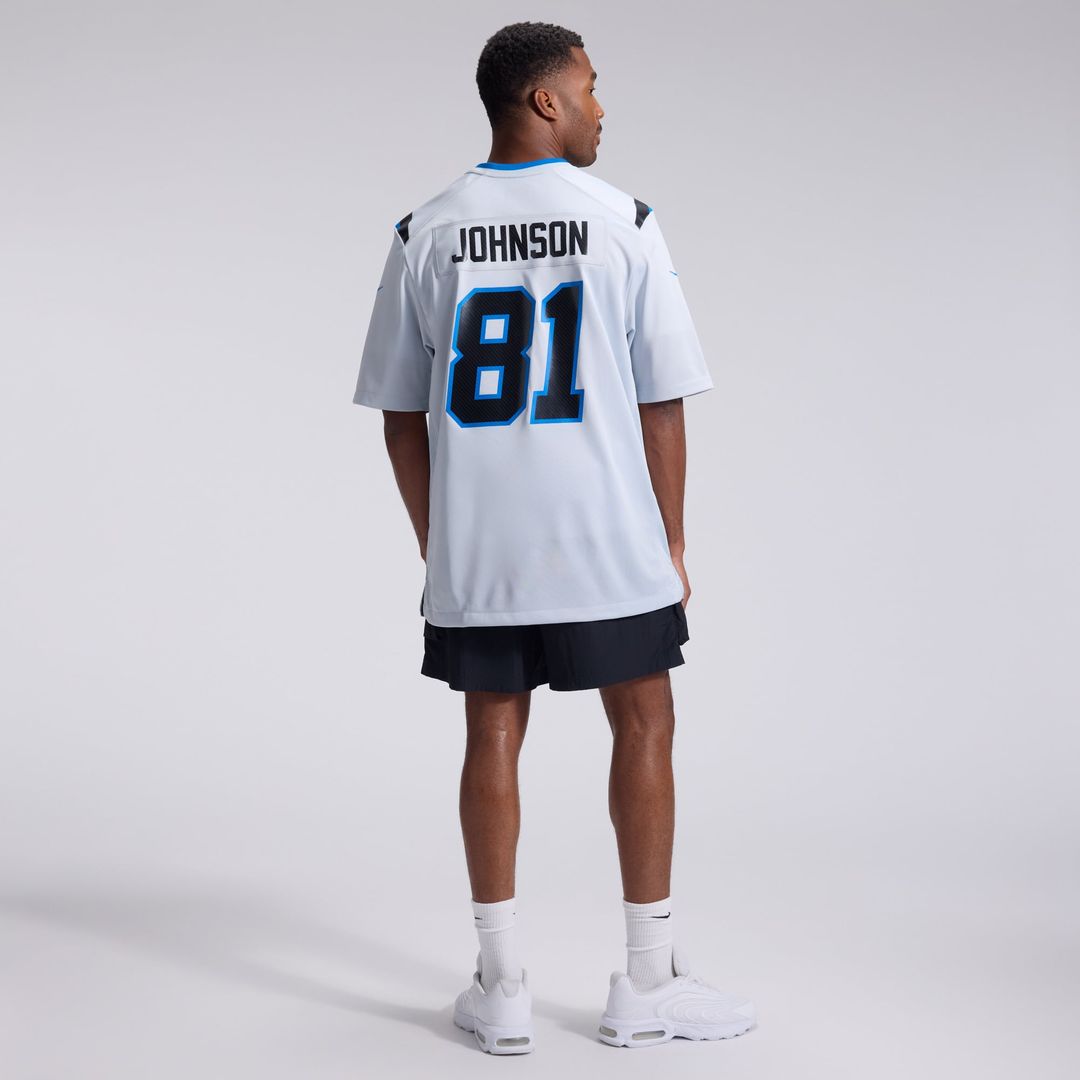 Detroit Lions Calvin Johnson Nike Silver 2026 Rivalries Collection Game Jersey product image 5, provided for visual