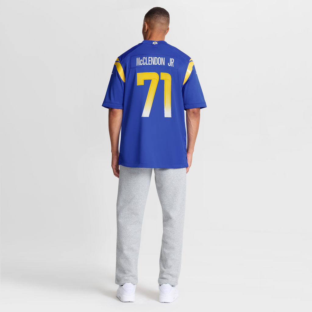 Los Angeles Rams Warren McClendon Jr. Nike Royal Team Game Jersey product image 5, provided for visual reference and product