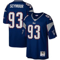 New England Patriots Richard Seymour Mitchell & Ness Navy Legacy Replica Jersey product image 1, provided for visual