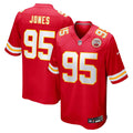 Kansas City Chiefs Chris Jones Nike Red Game Jersey product image 1, provided for visual reference and product detail review