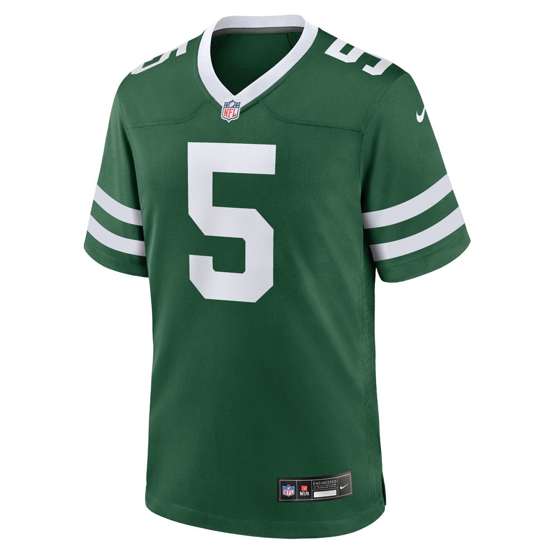 New York Jets Garrett Wilson Nike Legacy White Game Jersey product image 28, provided for visual reference and product