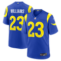 Los Angeles Rams Kyren Williams Nike Royal Team Game Player Jersey product image 1, provided for visual reference and