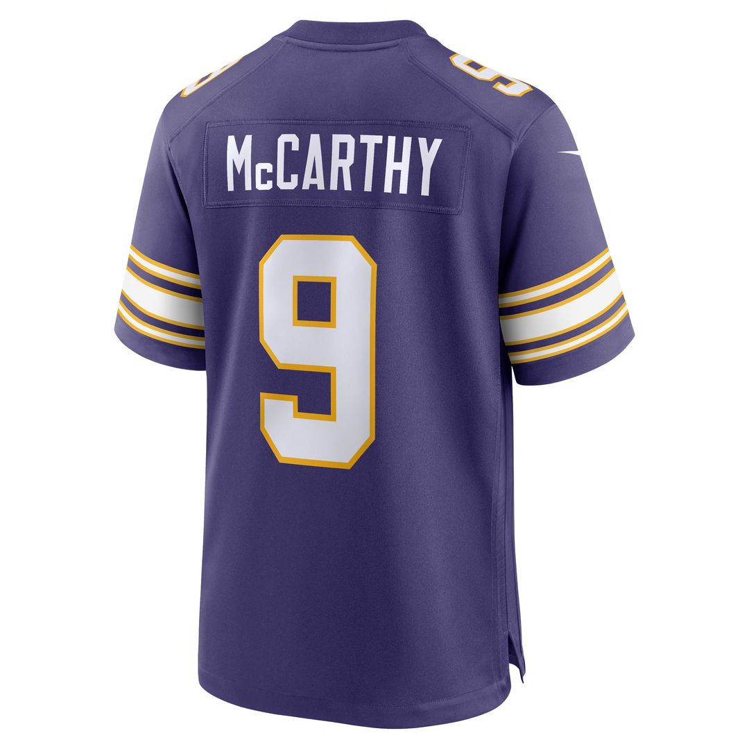 Minnesota Vikings J.J. McCarthy Nike White Game Jersey product image 29, provided for visual reference and product detail