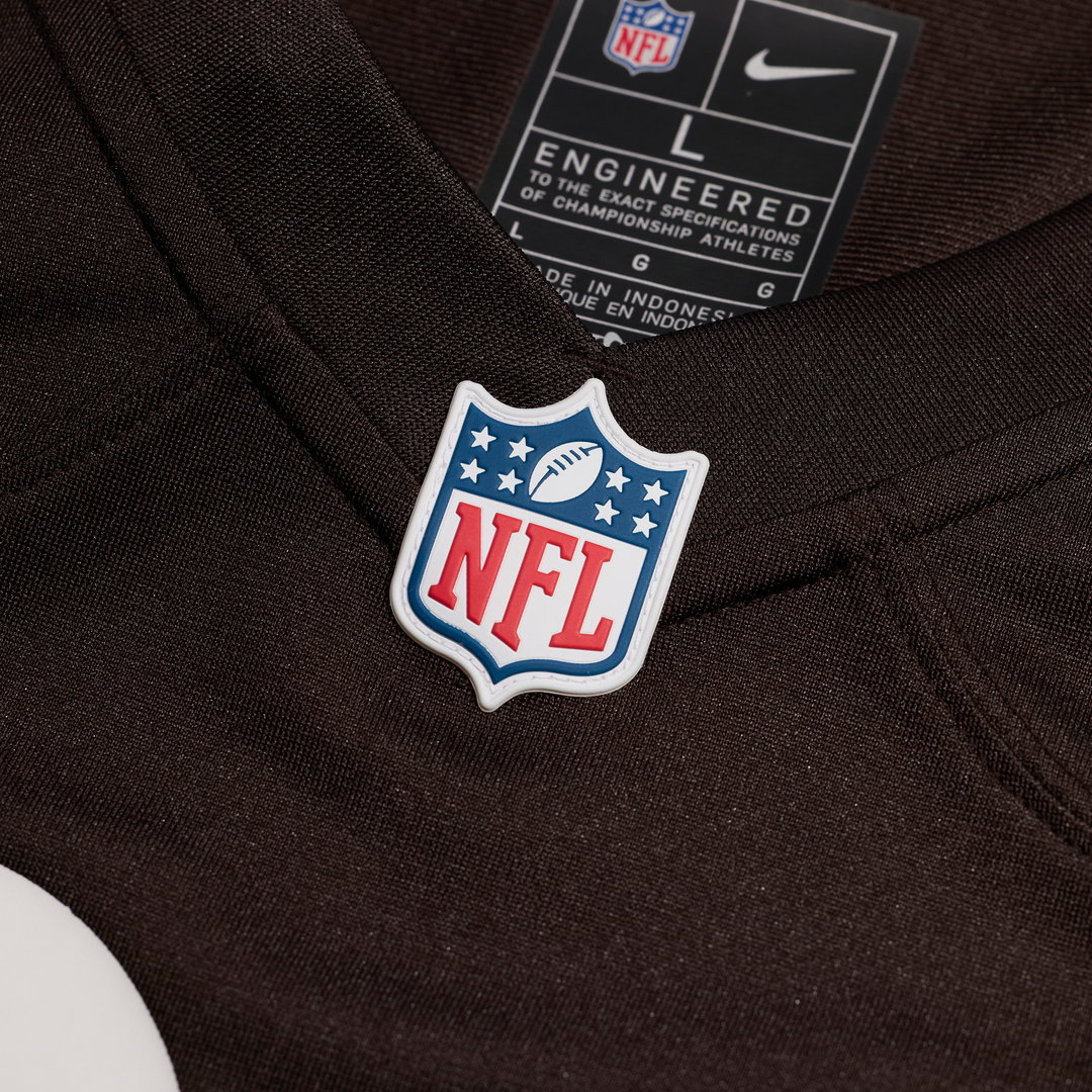 Cleveland Browns Quincy Williams Nike Brown Team Game Jersey product image 6, provided for visual reference and product