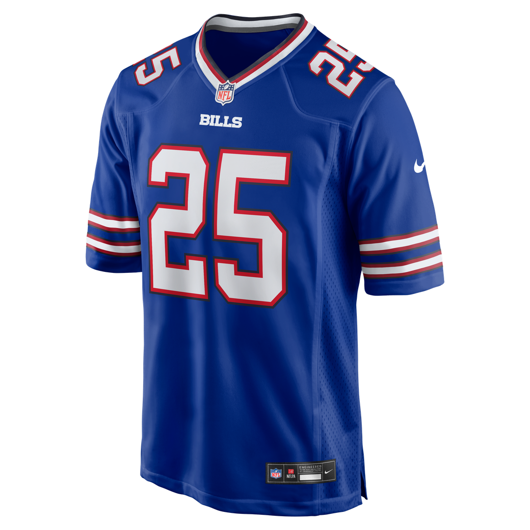 Buffalo Bills Geno Stone Nike Royal Team Game Jersey product image 2, provided for visual reference and product detail review