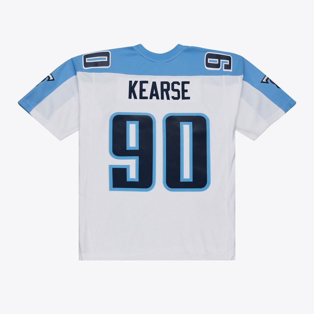 Tennessee Titans Jevon Kearse Mitchell & Ness White Retired Legacy Replica Player Jersey product image 2, provided for