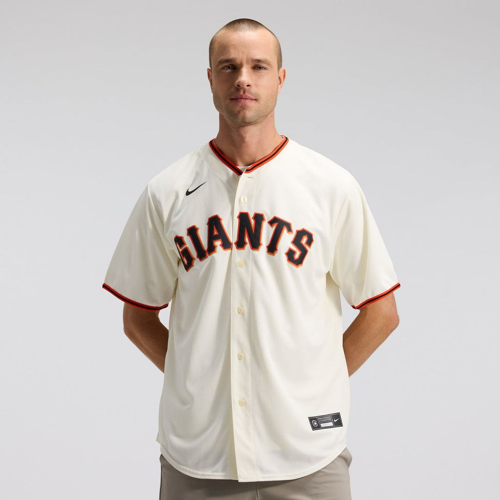 San Francisco Giants Nike Cream Home Replica Team Jersey product image 1, provided for visual reference and product detail