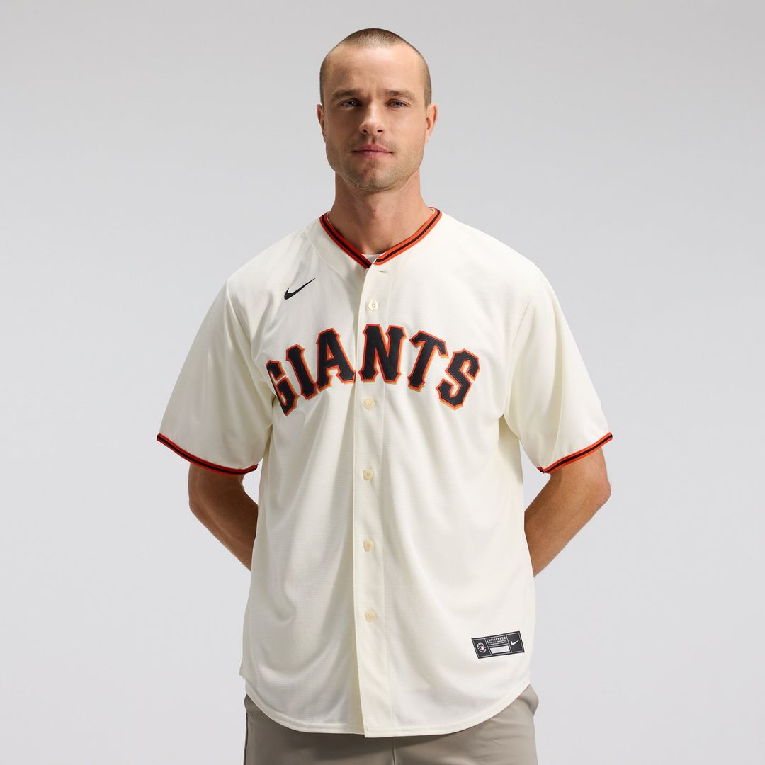 San Francisco Giants Nike Cream Home Replica Team Jersey product image 1, provided for visual reference and product detail