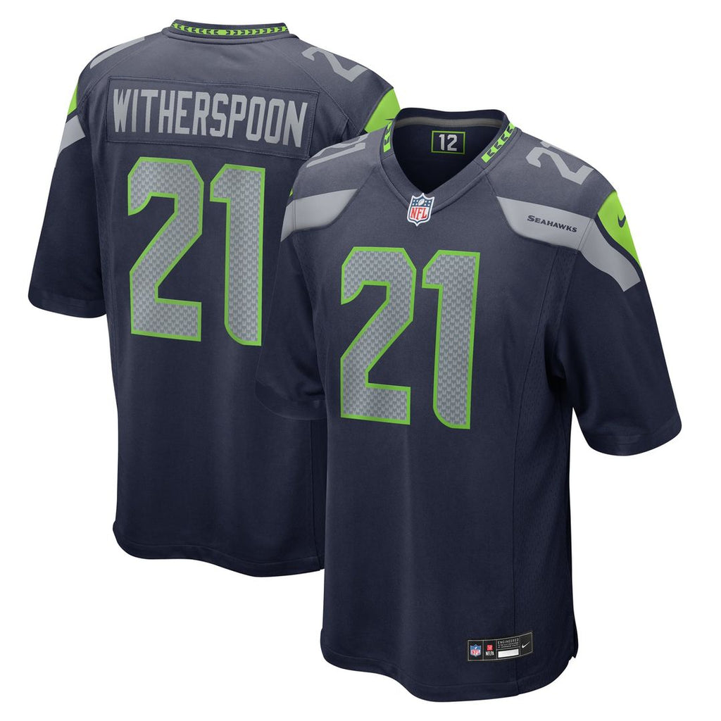 Seattle Seahawks Devon Witherspoon Nike White Game Jersey product image 7, provided for visual reference and product detail